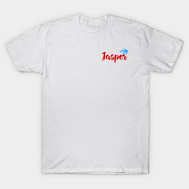 Jasper Ski and Snow Fun T-Shirt by ArtDesignDE